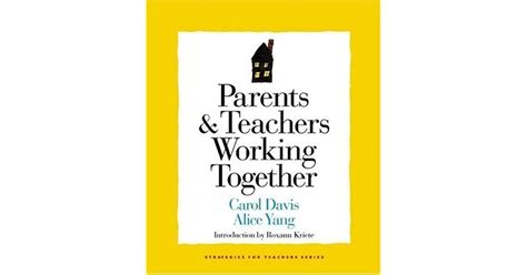 Parents And Teachers Working Together By Carol Davis