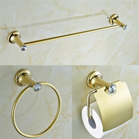 Discover over 2379 of our best selection of 1 on aliexpress.com with. 2019 Gold Plating Brass And Crystal Bathroom Accessories ...