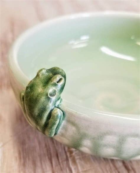 Ceramic Frog Bowl Ceramic Frogs Ceramics Sculpting Clay