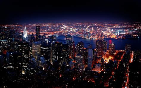 City By Night Wallpapers Wallpaper Cave