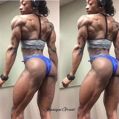Shanique Grant Muscular Women Muscle Girls Strong Girls Female