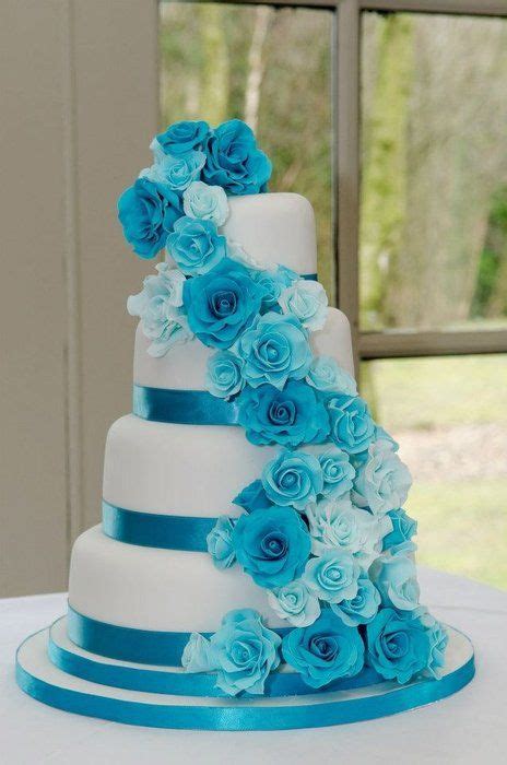 Turquoise Wedding Cakes Images Lannny