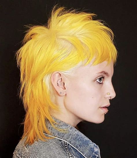 Yellow Hair Neon Yellow Mpls Hair Brained Hair Dresser Mullets