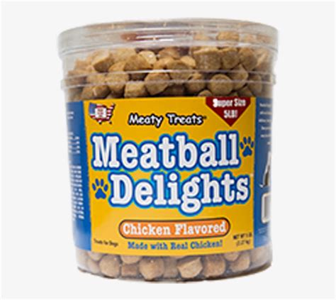 Meaty Treats Meatball Delights Chicken Flavored Dog Meatball Delights