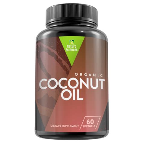 Naturo Sciences Organic Extra Virgin Unrefined Coconut Oil Supplement