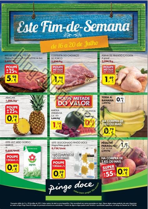 Fim de semana pingo doce 100% grátis frutas/legumes frescos consulte as condições⬇⬇. Antevisão Folheto PINGO DOCE Fim de semana de 16 a 20 ...