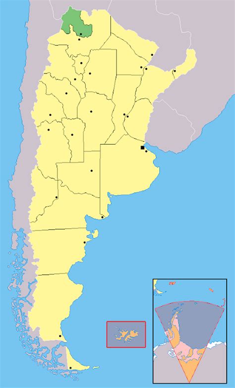Mapa Da Província De Jujuy Argentina Mapasblog