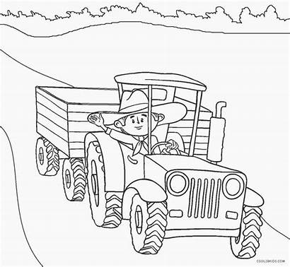 Tractor Coloring Pages Case Printable Cool2bkids