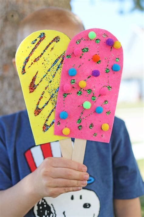 Popsicle Craft For Pretend Play Darice Toddler Crafts Summer