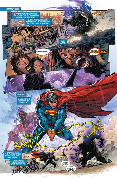The man of steel, action comics, and justice league of america) introduces an unstoppable alien named. **NEW52: Superman VS Doomsday - Battles - Comic Vine