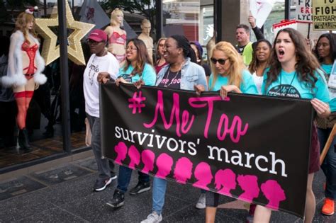 Hollywood Metoo March Helps Give Legs To Movement In Wake Of Latest
