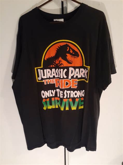 Vintage Jurassic Park The Ride Universal Studios T Sh Gem
