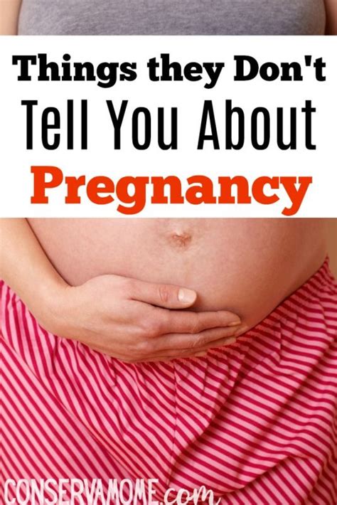 conservamom things they don t tell you about pregnancy conservamom