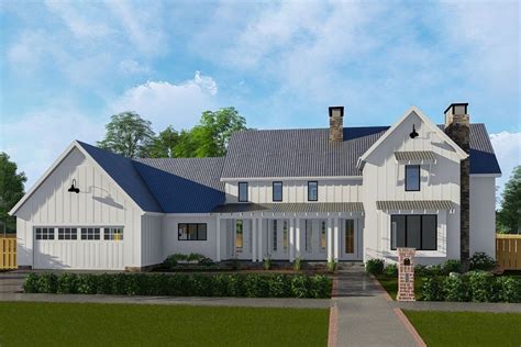 Plan 62728dj Classic Farmhouse With Two Story Great Room Home In
