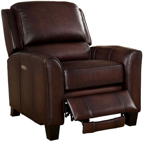 Oxford Brown Leather Power Recliner From Amax Leather Coleman Furniture