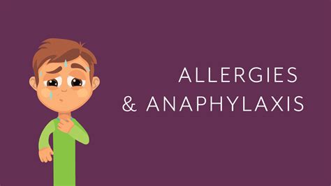 First Aid Allergies And Anaphylaxis