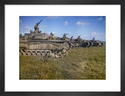 Churchill Tanks Of 43rd Battalion Royal Tank Regiment On Manoeuvres I