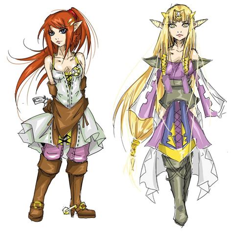 Malon And Zelda Legend Of Zelda Legend Princess Zelda