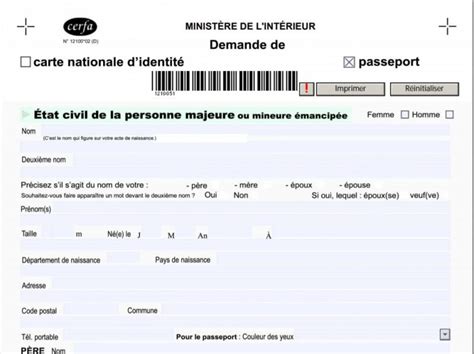 Comment Remplir Une Pr Demande De Passeport Fr Itugas Com