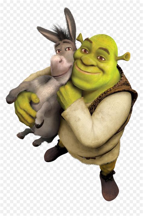 Shrek And Donkey Hugging Hd Png Download Vhv