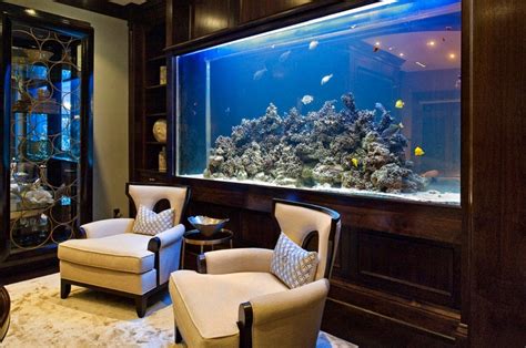 Aquarium Dans Le Salon En Plus De 103 Idées Magnifiques