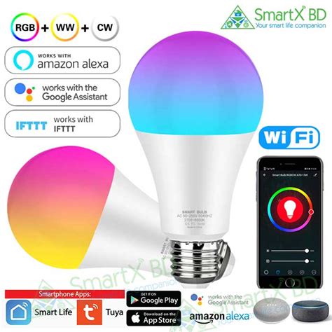 Smartx Wifi Rgbw Smart Led Bulb Smartx Bd