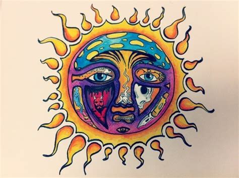 Hippie Sun Drawing At Getdrawings Free Download