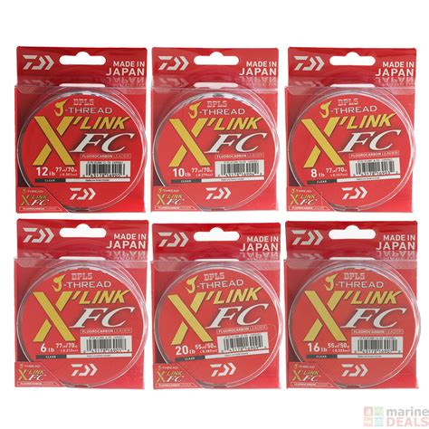 Buy Daiwa J Thread FC X Link Fluorocarbon Leader Online At Marine Deals