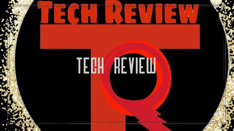 Tech Review Intro Youtube