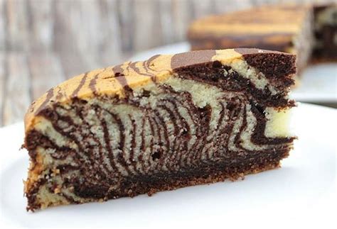 Bananen, pudding und kuchen in einem? Zebrakuchen 😋 Das Rezept und Video zu diesem Klassiker ...