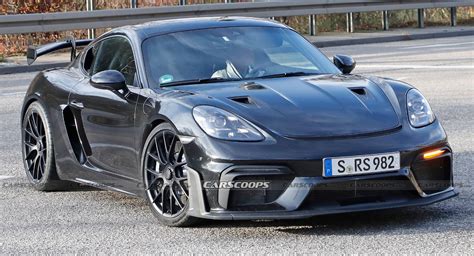 Porsche Cayman GT RS Spied Completely Undisguised Ahead Of Imminent Debut Carscoops