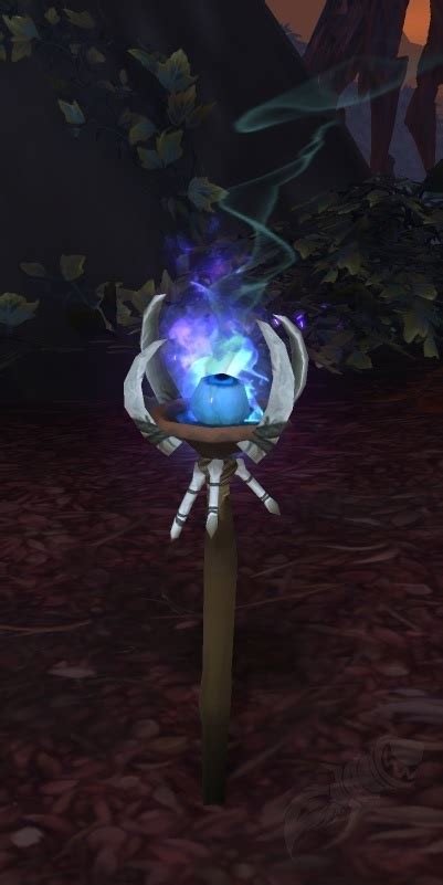 Witch Torch - NPC - World of Warcraft Stag animal skull 3d model pbr textures includes texture sizes of:
