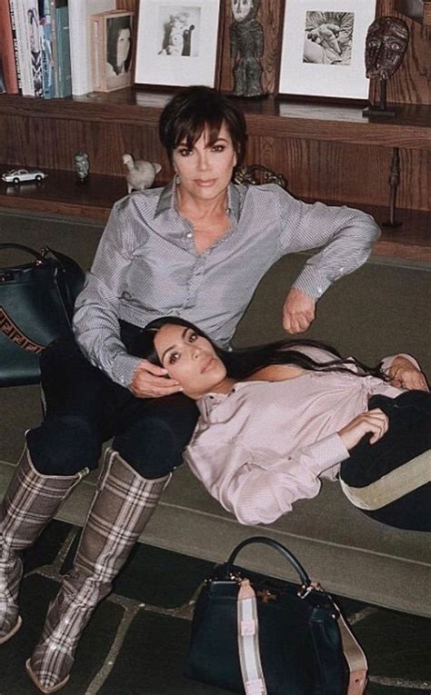Kim Kardashian And Kris Jenner From Stars Celebrate Mothers Day 2019 E News