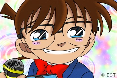 Detective Conan Cute Conan Smile By Usagitail On Deviantart