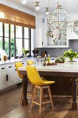 L shape kitchen islands rectangle are common kitchen layouts that use two adjacent walls or an l configuration to efficiently array the various kitchen fixtures around a rectangular island counter. 40 Kitchen Ideas, Decor and Decorating Ideas for Kitchen ...