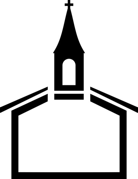 Church Outline Building Free Image On Pixabay