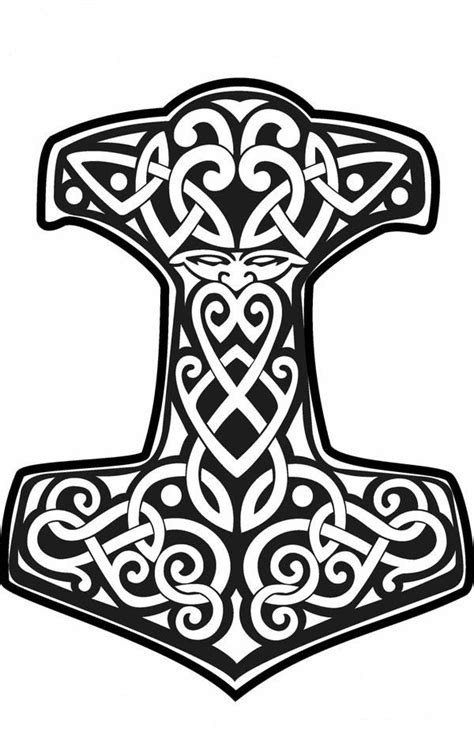 Thor S Hammer By Celt1265 Norse Tattoo Viking Symbols Norse Symbols