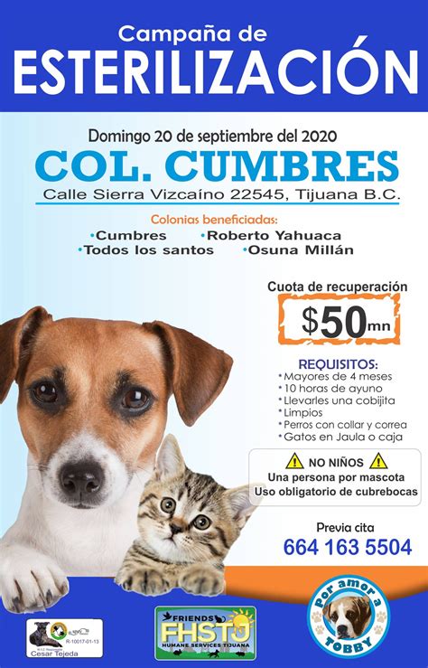 UPCOMING SPAY & NEUTER EVENT - Friends of Humane Services Tijuana