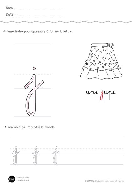 A handy visual tutorial on how to write the uppercase and lowercase forms of the letter j. Écriture Grande Section à Imprimer | Fiche d'écriture ...