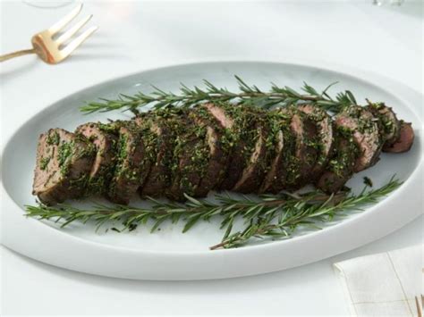 Prep this entree for marinating a day ahead and then just bake it in the oven. Herb-Crusted Beef Tenderloin with Horseradish Cream Sauce - HolidayCooks.com