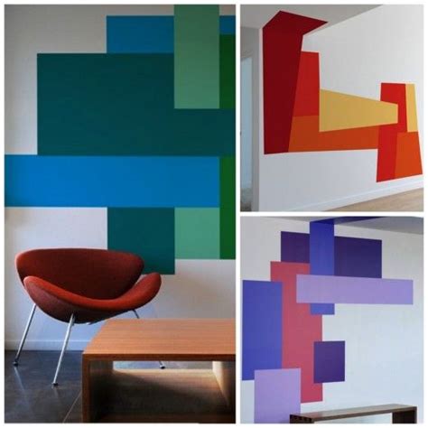 Color Blocking Via Simply Grove Bedroom Wall Paint