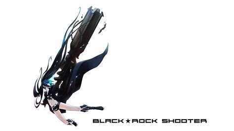 Wallpaper Black Rock Shooter Series Simple Background Black Rock