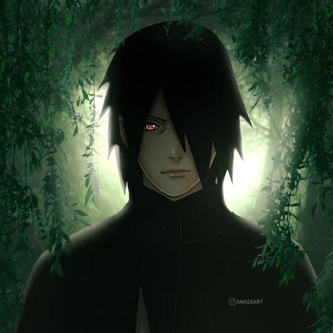 1080x1080 Sasuke Uchiha Hd Naruto 4k Art 1080x1080 Resolution Wallpaper