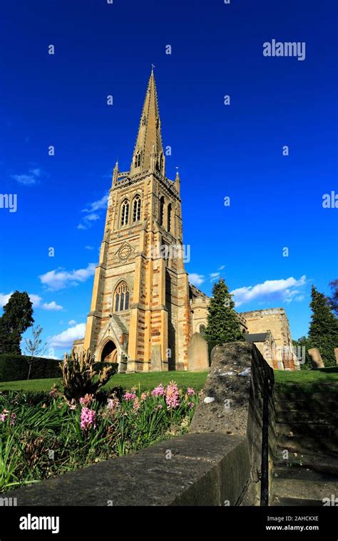 St Marys Church Rushden Town Northamptonshire England Uk Stock