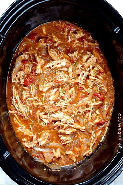 Crockpot Chicken Fajitas Easy And Flavorful Carlsbad Cravings