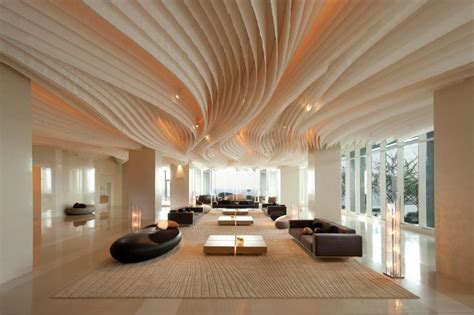 Awesome Wavy Ceiling Architecture With Lots Of Natural Light At The