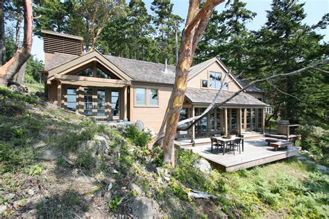 Pricing is based on 2 person occupancy. Decatur Cabin from beach - Rustic - Exterior - Seattle ...