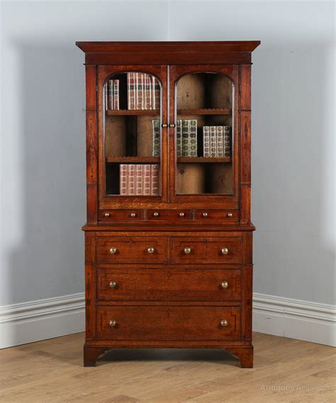 Home & garden » furniture. Welsh Georgian Oak & Mahogany Cupboard / Bookcase ...