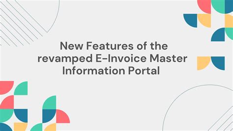 Advisory On Enhanced E Invoicing Initiatives Launch Of Enhanced E