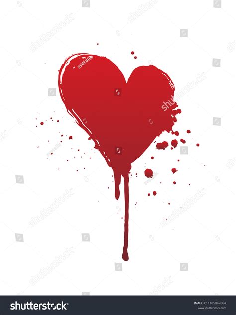 Heart Dripping Blood Images Stock Photos And Vectors Shutterstock